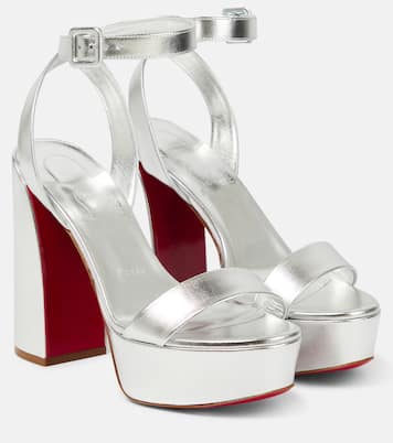 Sandales Movida Sabina à plateau en cuir | Christian Louboutin