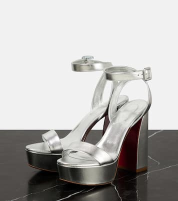 Sandales Movida Sabina à plateau en cuir | Christian Louboutin