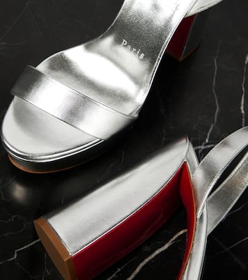 Sandales Movida Sabina à plateau en cuir | Christian Louboutin
