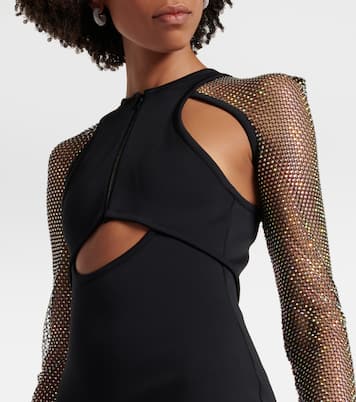 Abito midi asimmetrico con cut-out | David Koma