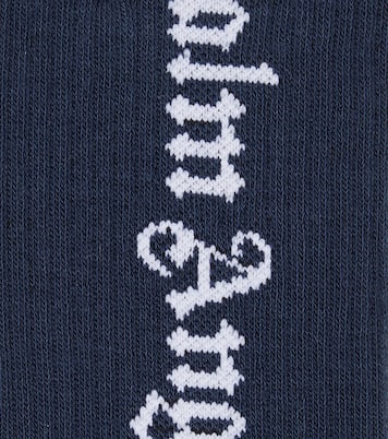 Calcetines en mezcla de algodón con logo | Palm Angels Kids