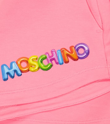 Shorts en jersey de mezcla de algodón | Moschino Kids