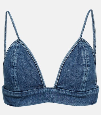 Denim bralette | Agolde
