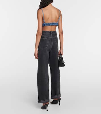 Denim bralette | Agolde