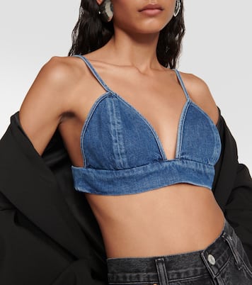 Denim bralette | Agolde