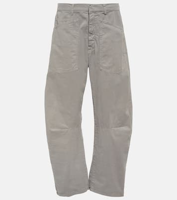Shon high-rise twill pants | Nili Lotan