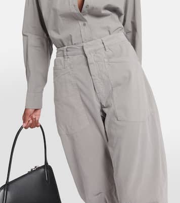 Shon high-rise twill pants | Nili Lotan