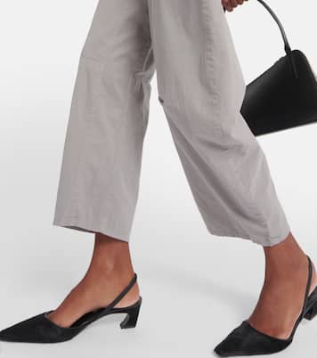 Shon high-rise twill pants | Nili Lotan