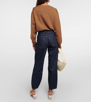 High-Rise Barrel Jeans | Frame