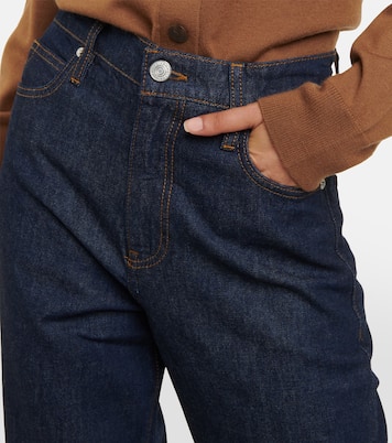 High-Rise Barrel Jeans | Frame