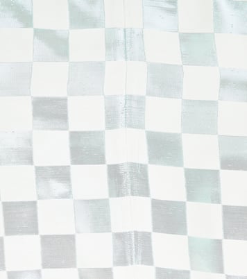 Bow-detailed metallic top | Caroline Bosmans