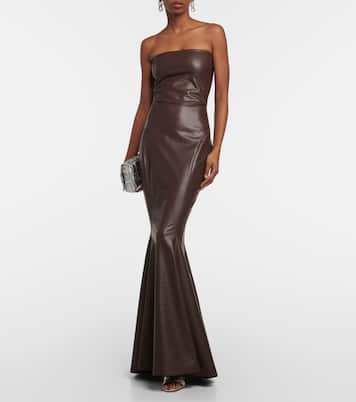 Robe aus Lederimitat | Norma Kamali