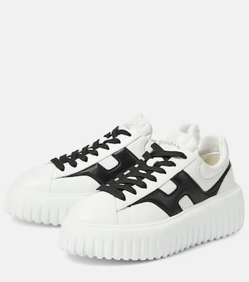 H-Stripes leather sneakers | Hogan