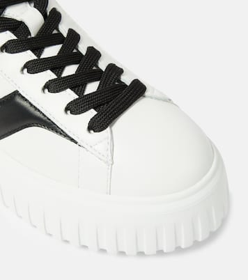 H-Stripes leather sneakers | Hogan