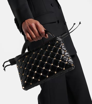 Tote Rockstud Spike Mini aus Leder | Valentino Garavani