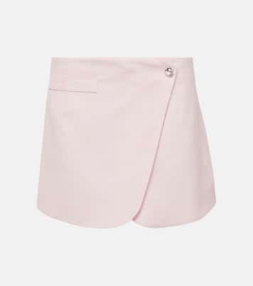 Mini-jupe en laine vierge | Coperni
