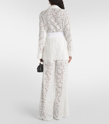 Giacca in pizzo con fiocco | Dolce&Gabbana