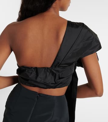 Top cropped con rouches | Simone Rocha