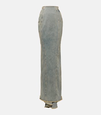 Jupe longue Caudal Fin en jean | Entire Studios