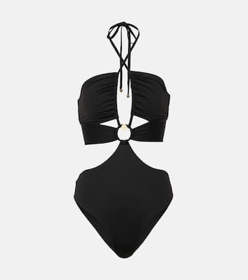 Cutout halterneck swimsuit | Max Mara