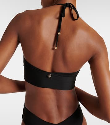 Cutout halterneck swimsuit | Max Mara