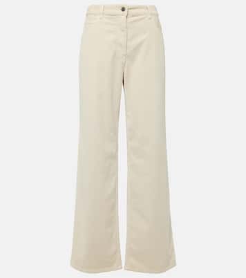 Pantalones flared Dan de pana de algodón | The Row
