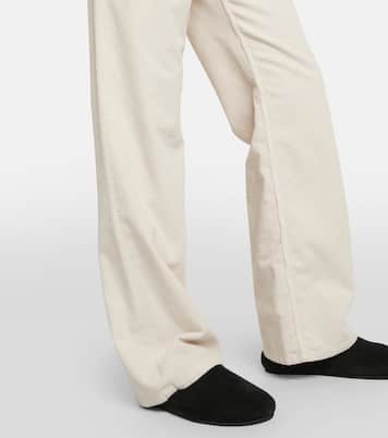 Pantalones flared Dan de pana de algodón | The Row