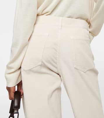 Pantalones flared Dan de pana de algodón | The Row