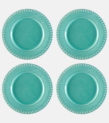 Fantasia set of 4 dinner plates | Bordallo Pinheiro