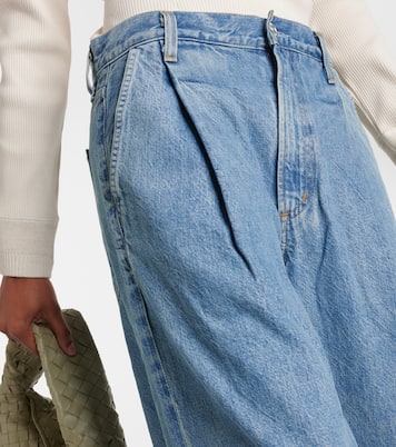 Ellis mid-rise wide-leg jeans | Agolde