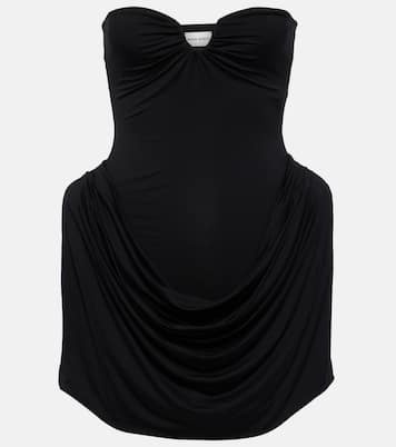 Gathered corset jersey minidress | Magda Butrym