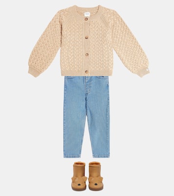 Cardigan Loena in misto lana e cotone | Donsje