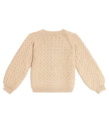 Cardigan Loena in misto lana e cotone | Donsje