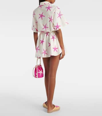 Starfish cotton poplin minidress | Valentino