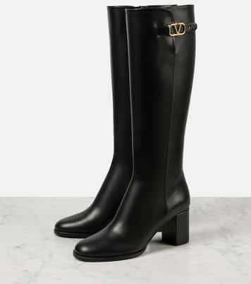 Bottes VLogo Signature en cuir | Valentino Garavani