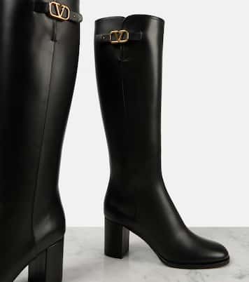Bottes VLogo Signature en cuir | Valentino Garavani