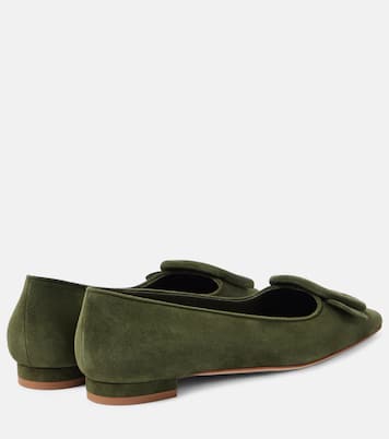 Ballerine Maysaleflat in suede | Manolo Blahnik