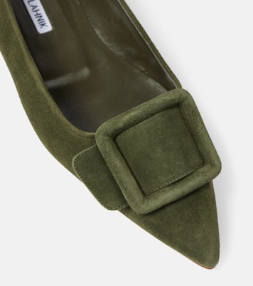 Ballerine Maysaleflat in suede | Manolo Blahnik