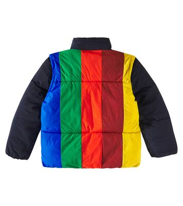 Bobo Choses colorblocked puffer jacket | Bobo Choses