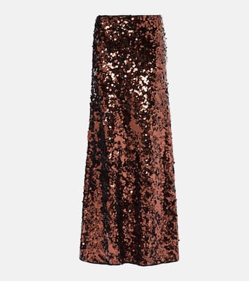 Jupe longue à sequins | Ganni