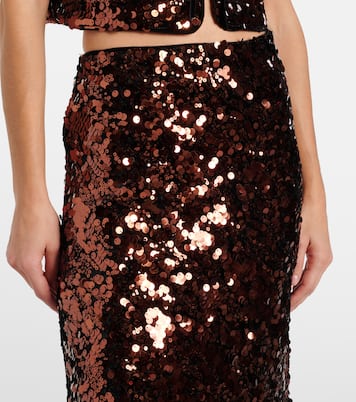 Jupe longue à sequins | Ganni