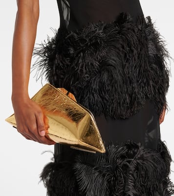 Clutch 8:30PM Small in pelle metalizzata | The Attico