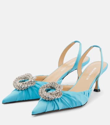 Pumps slingback Galaxy 65 in raso | Mach & Mach