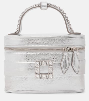 Très Vivier metallic leather vanity bag | Roger Vivier