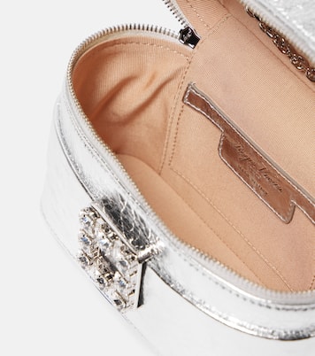 Très Vivier metallic leather vanity bag | Roger Vivier