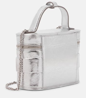 Très Vivier metallic leather vanity bag | Roger Vivier