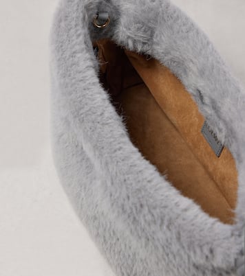 Flamenco Small faux fur clutch | Loewe