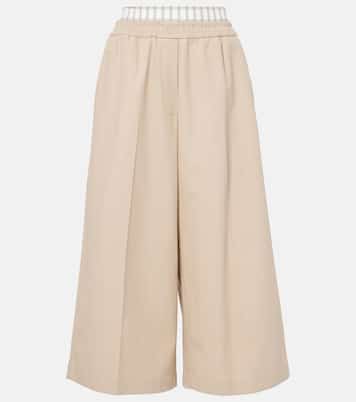 Pantalon ample à taille basse en coton | Loewe