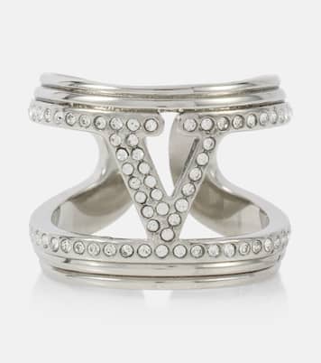 Anello VLogo con cristalli | Valentino