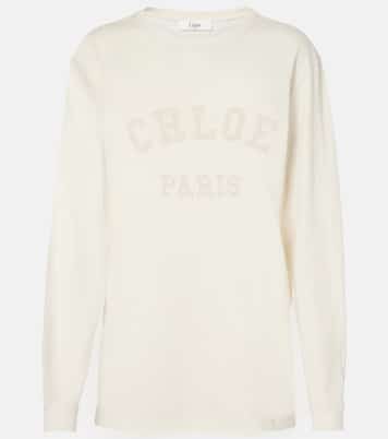 Jersey de algodón con logo | Chloé